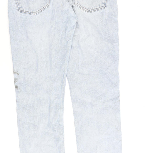 Levi's Mens Blue Cotton Straight Jeans Size 32 in L30 in Regular Zip