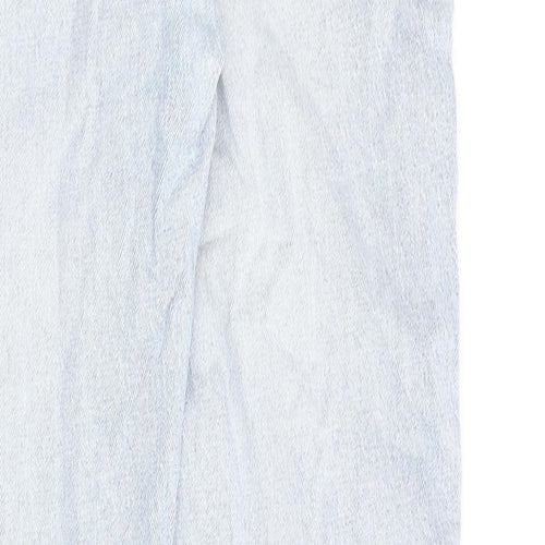 Levi's Mens Blue Cotton Straight Jeans Size 32 in L30 in Regular Zip