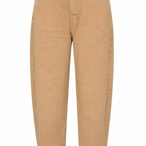 H&M Womens Brown Cotton Mom Jeans Size 8 L28 in Regular Zip