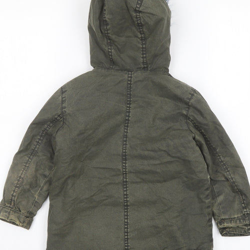 Arabella & Addison Girls Green Jacket Size 3-4 Years Zip
