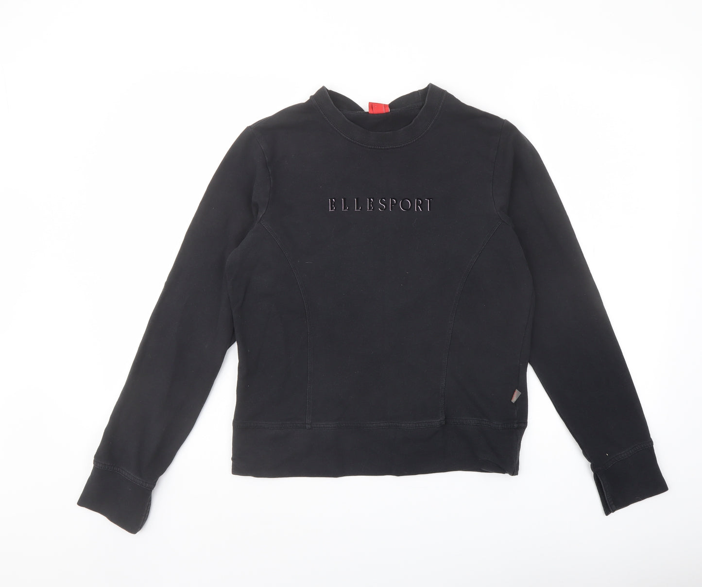 Elle Sport Womens Grey Cotton Pullover Sweatshirt Size 12 Pullover