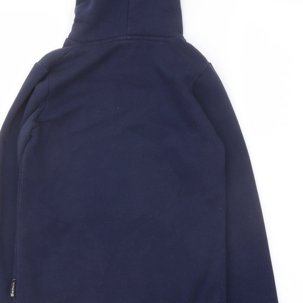 Bench Girls Blue Cotton Pullover Hoodie Size 11-12 Years Pullover