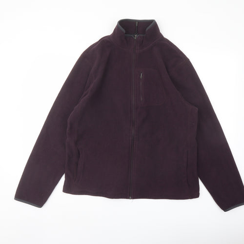 Marks and Spencer Mens Purple Jacket Size M Zip