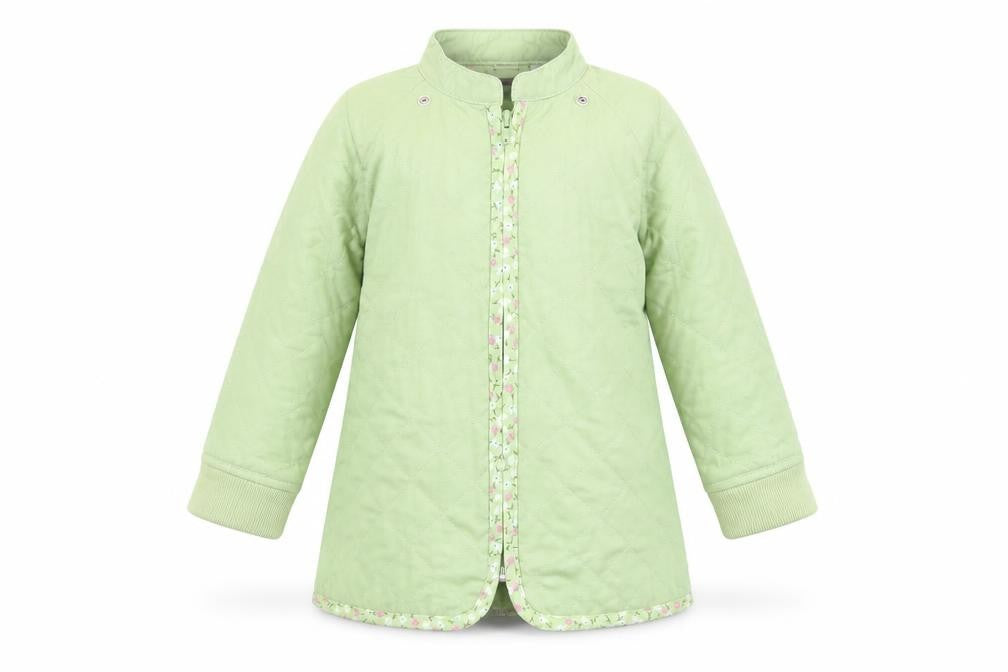 Gap Girls Green Jacket Size 3 Years Zip