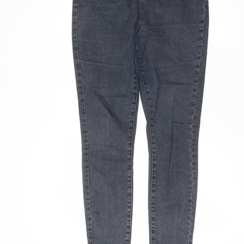 George Womens Blue Cotton Skinny Jeans Size 12 L28 in Regular Button
