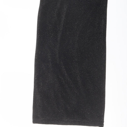 Red Herring Womens Black Nylon Straight & Pencil Skirt Size 10