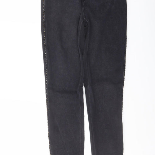 New Look Womens Blue Cotton Skinny Jeans Size 10 L30 in Regular