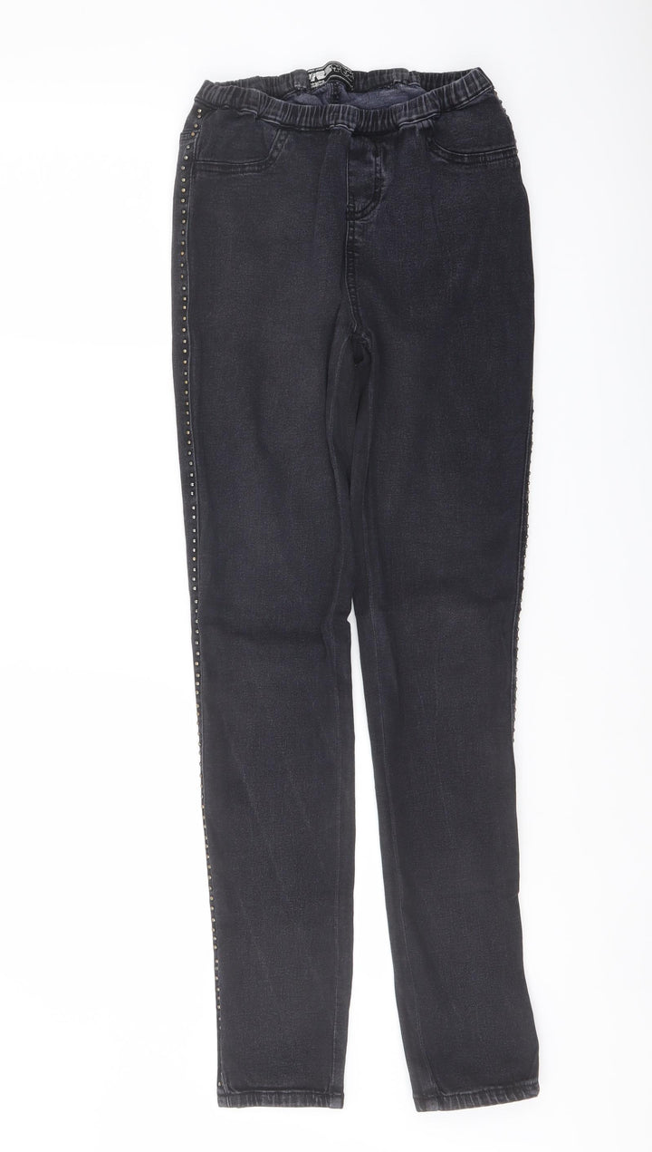 New Look Womens Blue Cotton Skinny Jeans Size 10 L30 in Regular