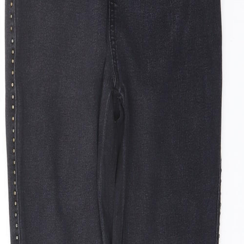 New Look Womens Blue Cotton Skinny Jeans Size 10 L30 in Regular