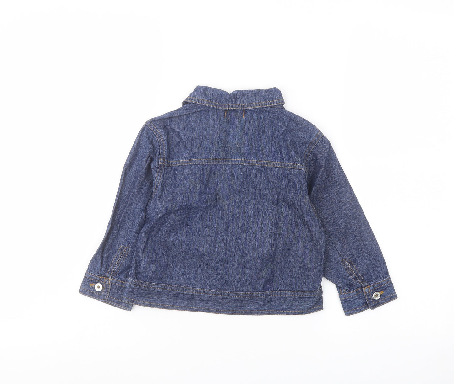 Chicco Baby Blue Jacket Size 18 Months Button