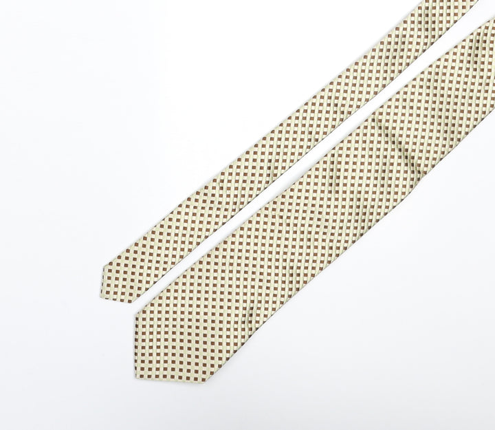 Profumo Mens Multicoloured Plaids & Checks Silk Pointed Tie One Size