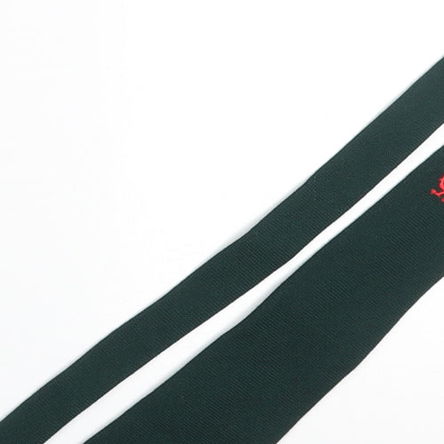Afonwen Wollen Mill Mens Green Wool Pointed Tie One Size - Welsh Dragon
