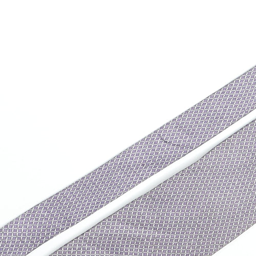 D'alembi Mens Purple Geometric Silk Pointed Tie One Size