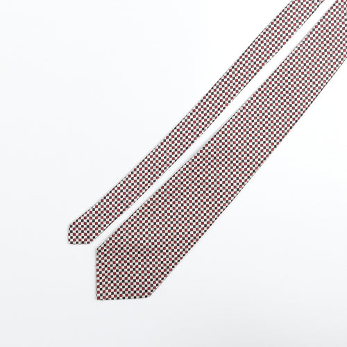 Pink Flamingo Mens Multicoloured Plaids & Checks Polyester Pointed Tie One Size