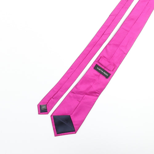 Austin Reed Mens Pink Silk Pointed Tie One Size