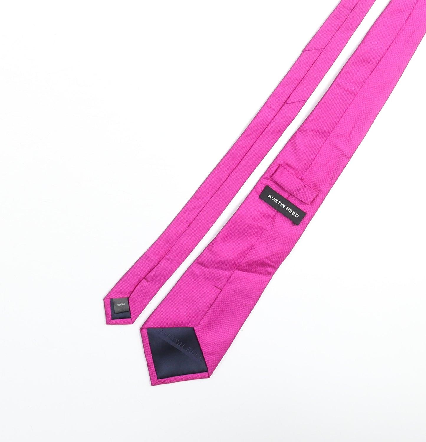 Austin Reed Mens Pink Silk Pointed Tie One Size