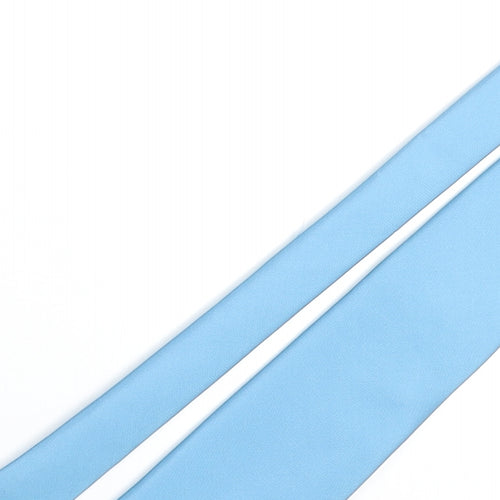 Marks and Spencer Mens Blue Polyester Pointed Tie One Size