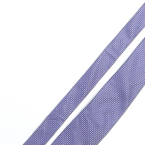 Paul Costelloe Mens Blue Plaids & Checks Silk Pointed Tie One Size
