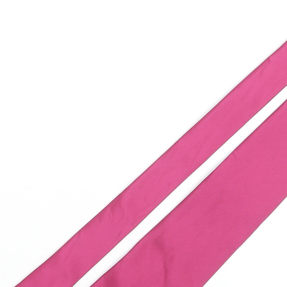 Thomas Nash Mens Pink Polyester Pointed Tie One Size