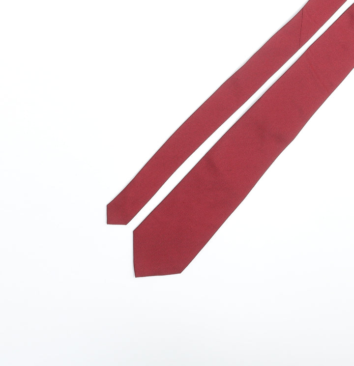 Taylor & Hunt Mens Red Silk Pointed Tie One Size