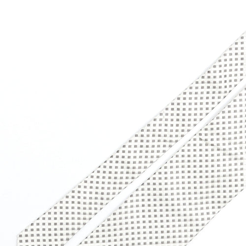 Profuomo Mens Grey Plaids & Checks Silk Pointed Tie One Size