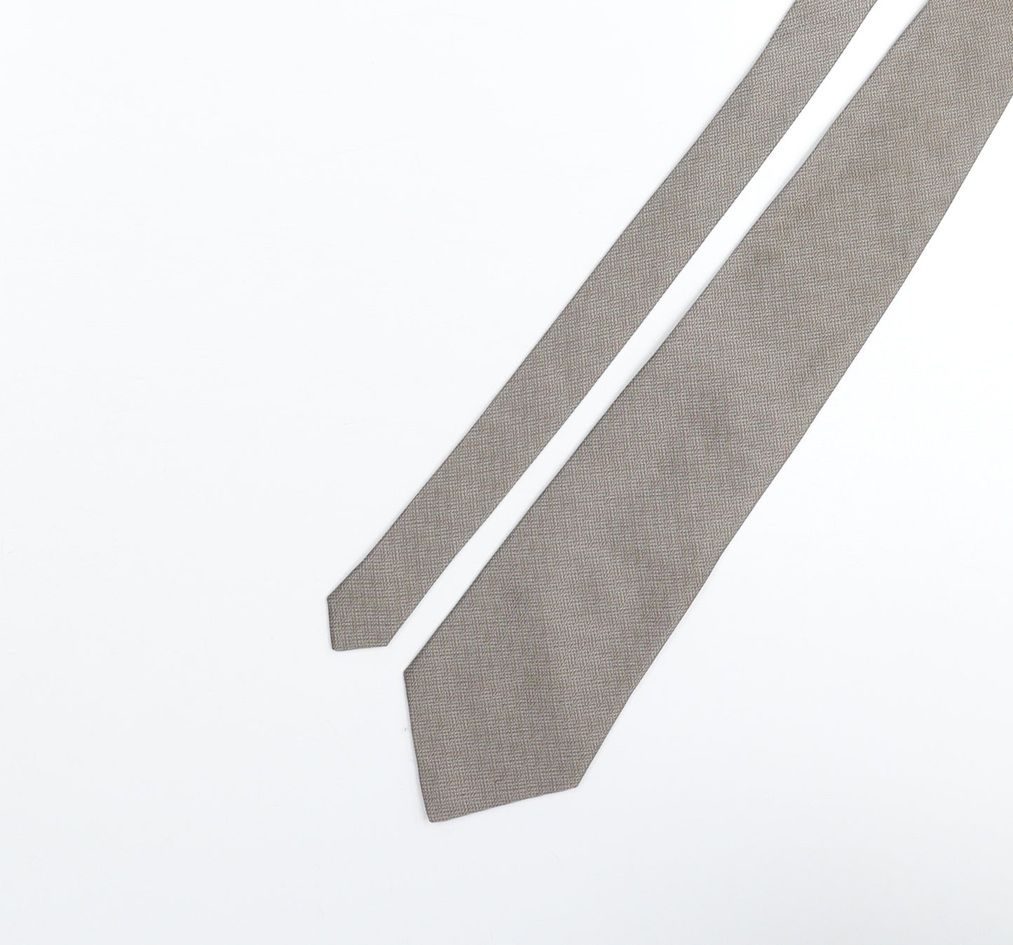 Valeria Boldi Mens Beige Polyester Pointed Tie One Size
