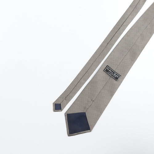 Valeria Boldi Mens Beige Polyester Pointed Tie One Size
