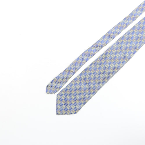 Tie Rack Mens Multicoloured Geometric Silk Pointed Tie One Size