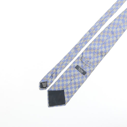Tie Rack Mens Multicoloured Geometric Silk Pointed Tie One Size