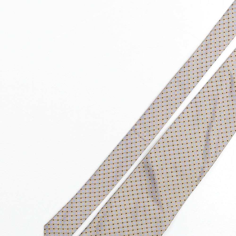 Deha Villand Mens Multicoloured Geometric Silk Pointed Tie One Size