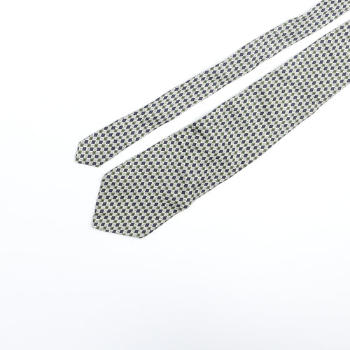 Tie Rack Mens Multicoloured Geometric Silk Pointed Tie One Size