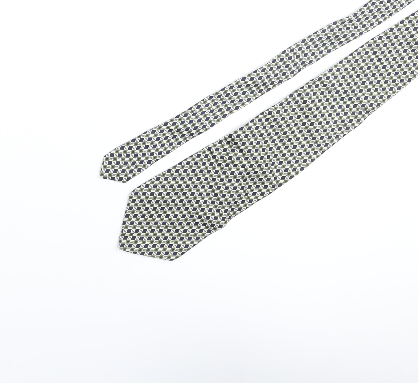 Tie Rack Mens Multicoloured Geometric Silk Pointed Tie One Size