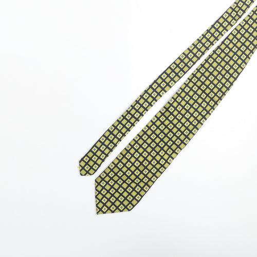 Valente Mens Multicoloured Plaids & Checks Silk Pointed Tie One Size