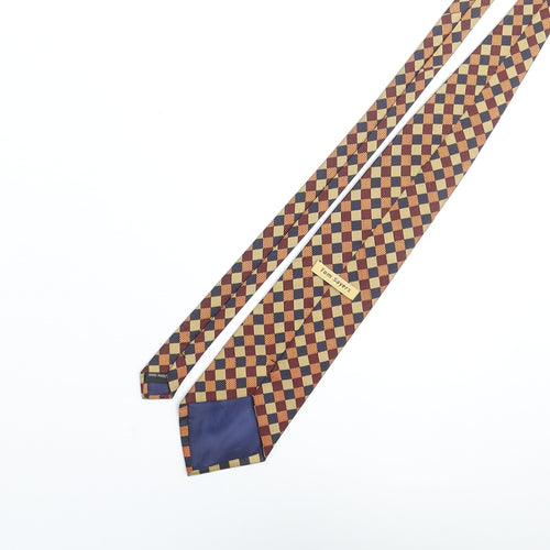 Tom Sayers Mens Multicoloured Plaids & Checks Polyester Pointed Tie One Size