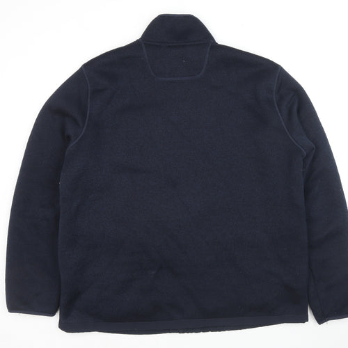 Marks and Spencer Mens Blue Jacket Size XL Zip