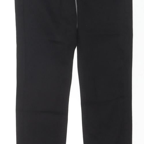 Marks and Spencer Womens Black Cotton Skinny Jeans Size 6 L30 in Slim Zip