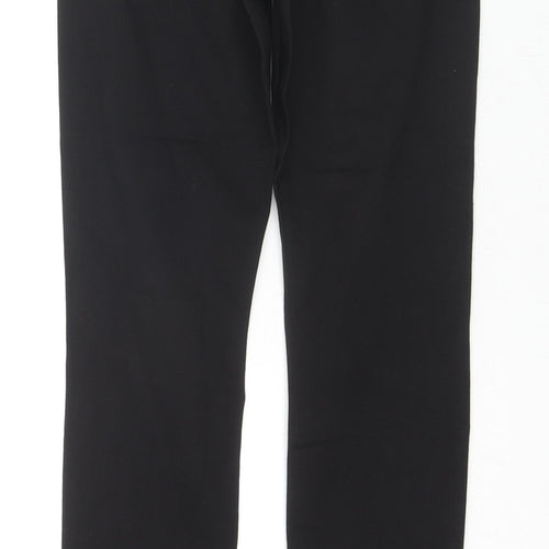 Marks and Spencer Womens Black Cotton Skinny Jeans Size 6 L30 in Slim Zip