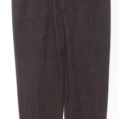 Marks and Spencer Womens Brown Polyester Jegging Leggings Size 6 L26 in