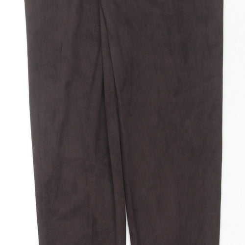 Marks and Spencer Womens Brown Polyester Jegging Leggings Size 6 L26 in