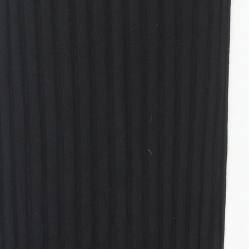 Marks and Spencer Womens Black Polyester Straight & Pencil Skirt Size 6