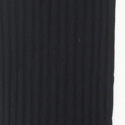 Marks and Spencer Womens Black Polyester Straight & Pencil Skirt Size 6