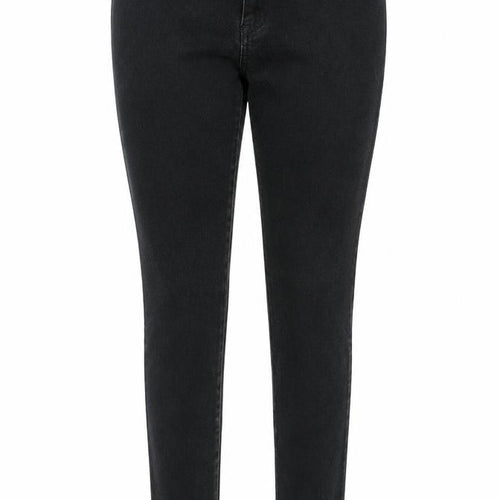 The Rockin Rev Womens Black Cotton Skinny Jeans Size 14 L29 in Regular Zip