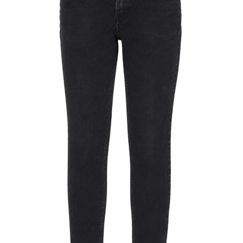 H&M Girls Black Cotton Skinny Jeans Size 13-14 Years L27 in Regular Zip - Pockets, Belt Loops