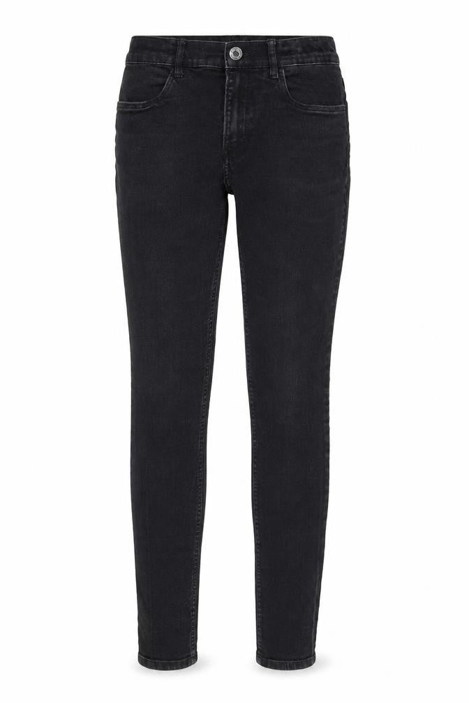H&M Girls Black Cotton Skinny Jeans Size 13-14 Years L27 in Regular Zip - Pockets, Belt Loops