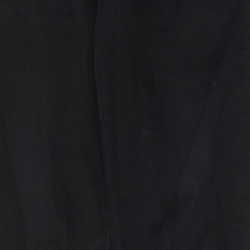 Levi's Mens Black Cotton Straight Jeans Size 33 in L32 in Regular Zip - Pockets, Belt Loops