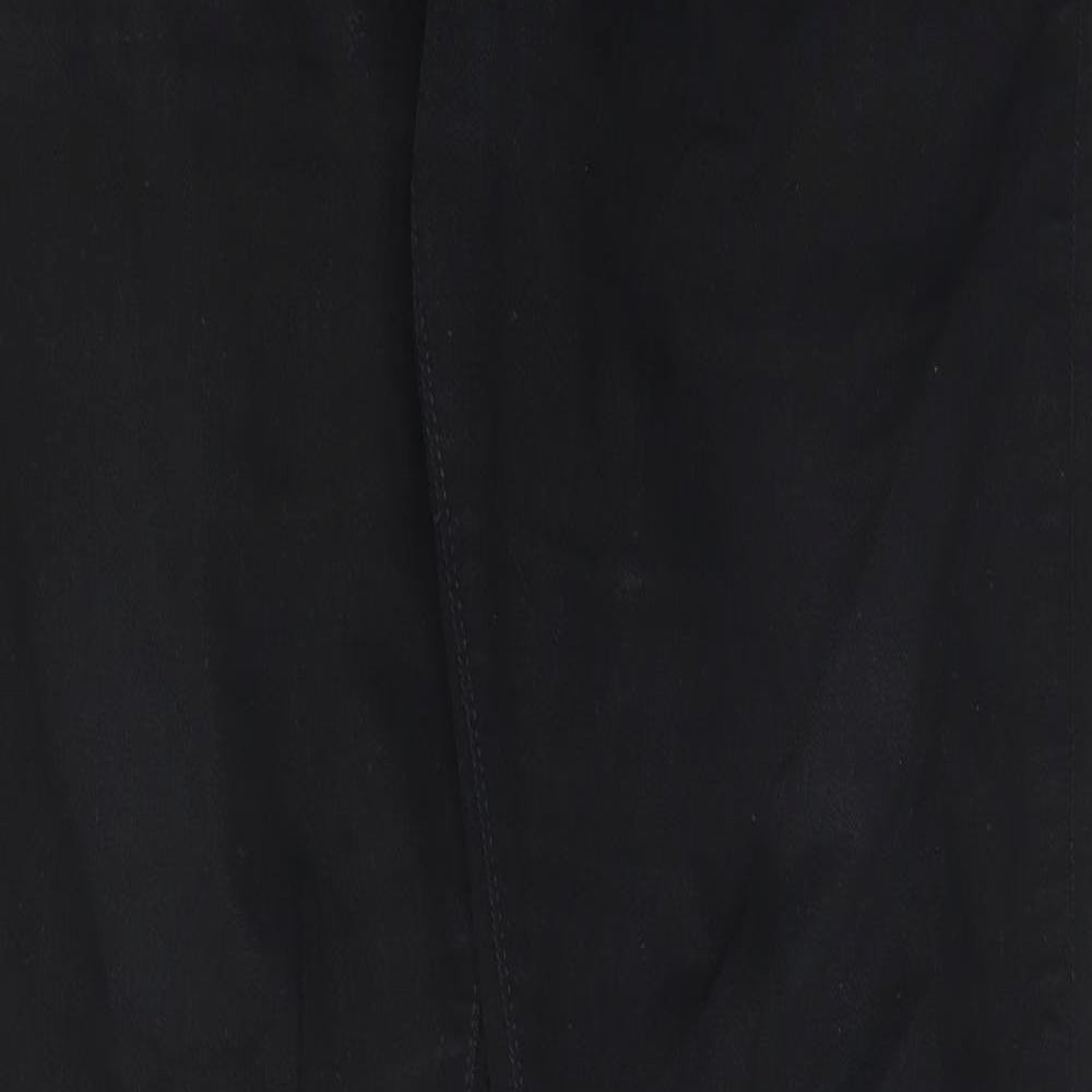 Levi's Mens Black Cotton Straight Jeans Size 33 in L32 in Regular Zip - Pockets, Belt Loops