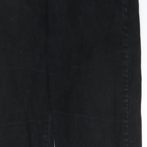 Levi's Mens Black Cotton Trousers Size 28 in L31 in Regular Zip - Pockets, Belt Loops, Logo