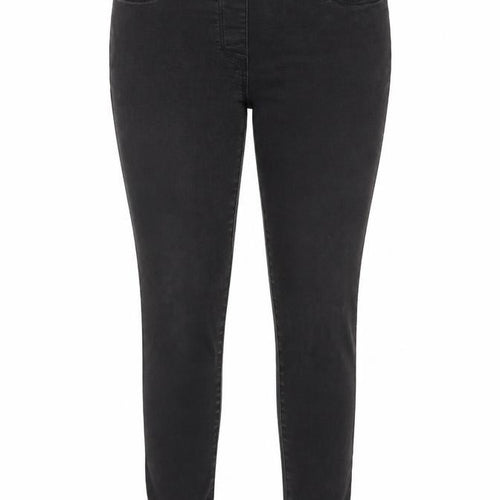 M&Co Womens Grey Cotton Skinny Jeans Size 14 L28 in Regular
