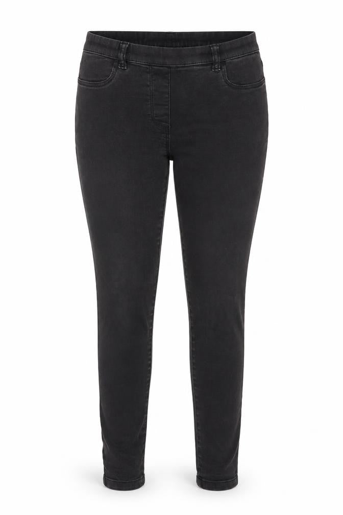 M&Co Womens Grey Cotton Skinny Jeans Size 14 L28 in Regular