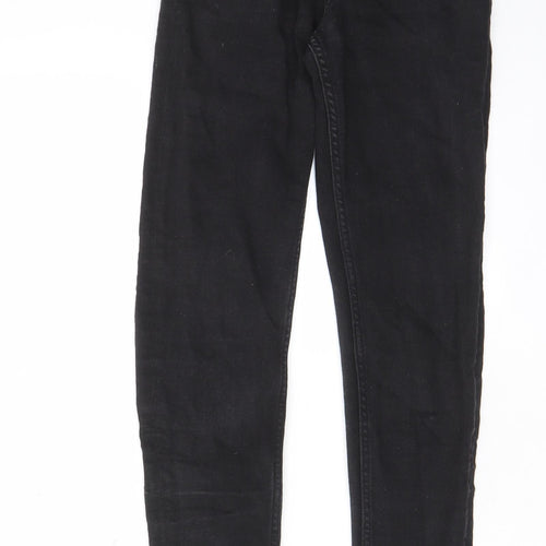 Cheap Monday Womens Black Cotton Skinny Jeans Size 25 in L30 in Regular Zip - Pockets, Belt Loops